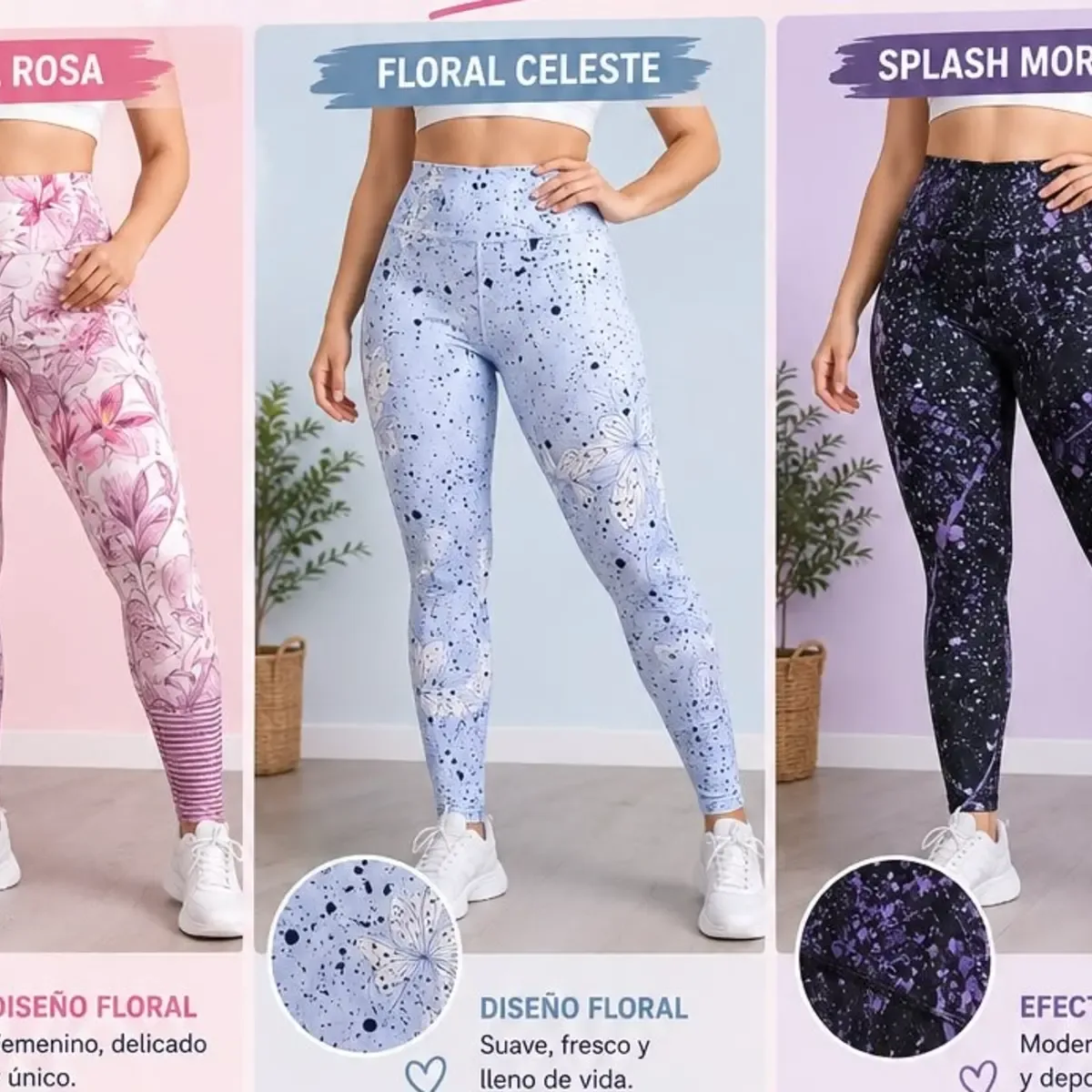 Calzas Deportivas Sublimadas Talle 2