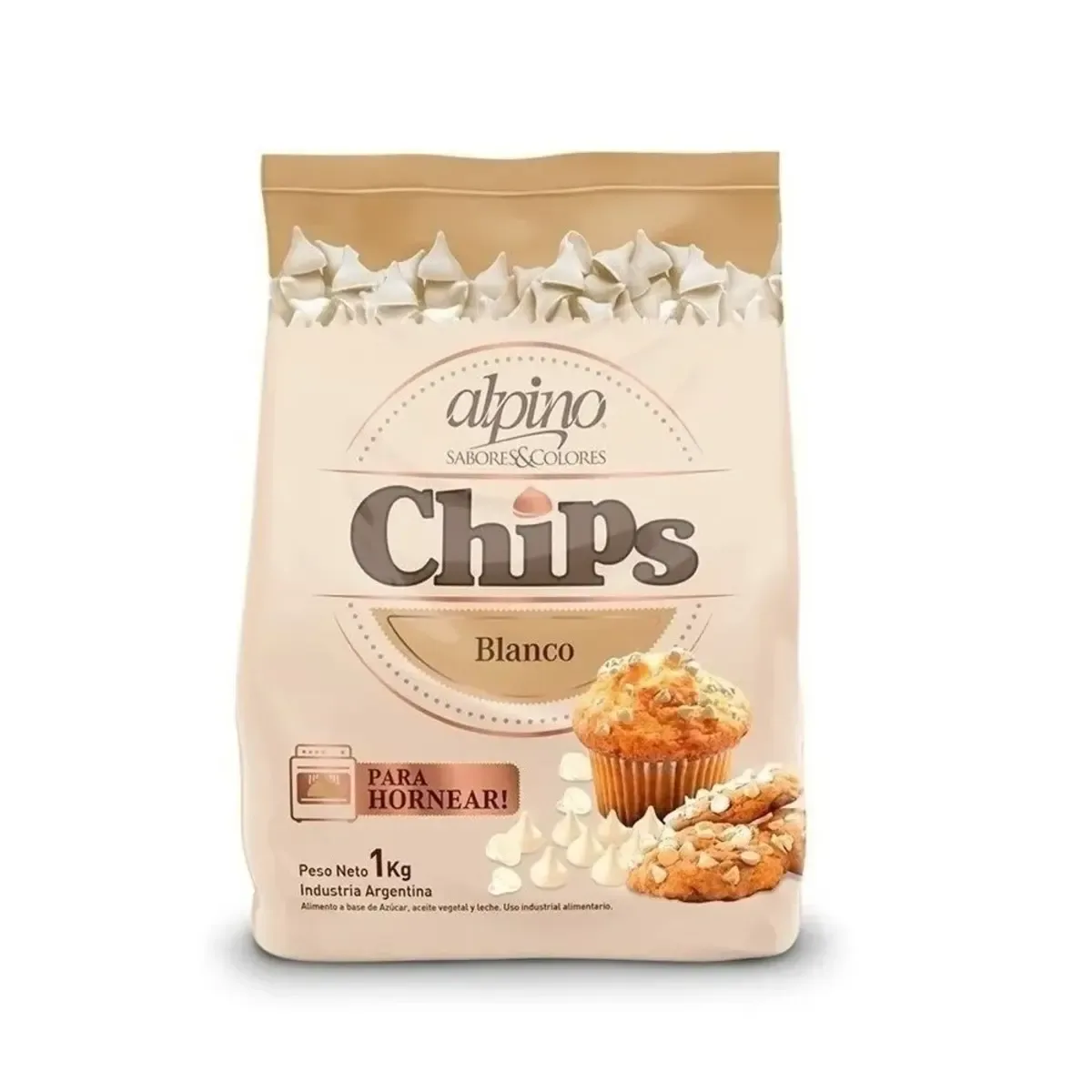 Gotas chocolate blanco alpino