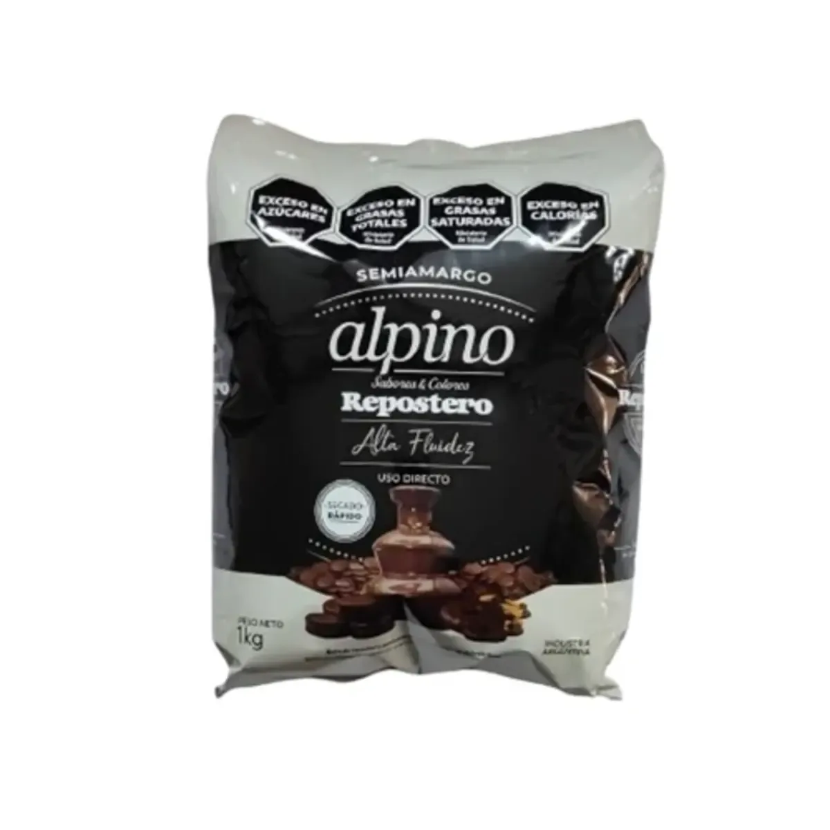 Gotas chocolate semiamargo alpino
