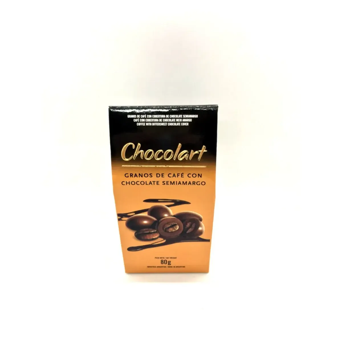 Granos de café con chocolate semiamargo x 80 g CHOCOLART