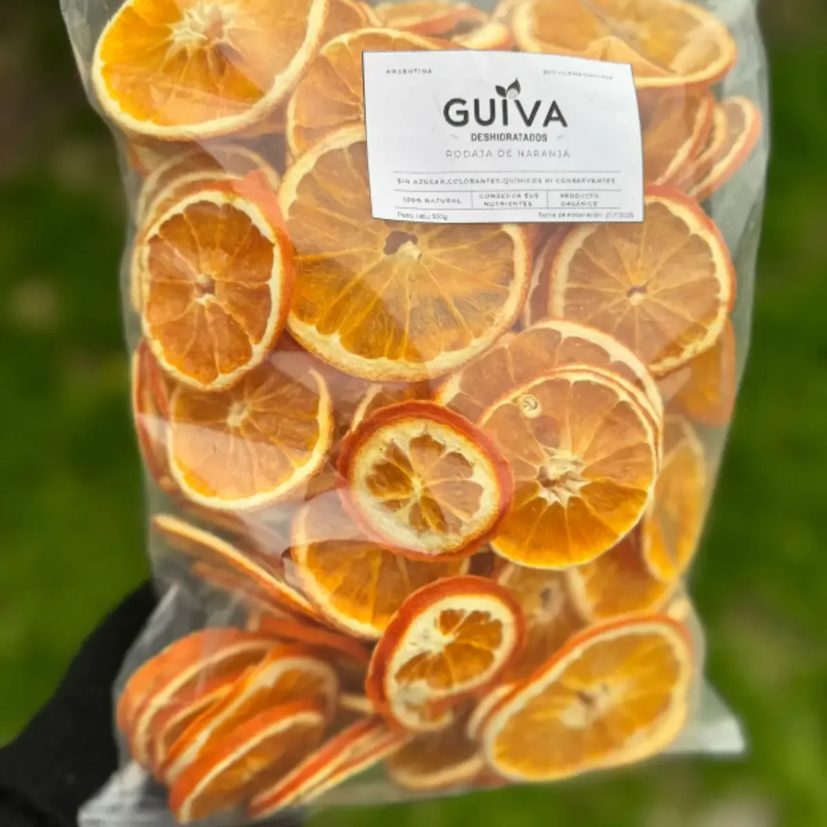 Rodajas de naranja x 500 g GUIVA DESHIDRATADOS
