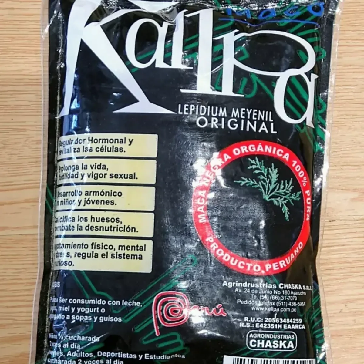 Maca Kallpa negra x 500 g